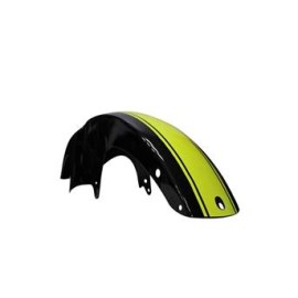 Salpicadera delantera para motocicleta FT150 negro/amarillo