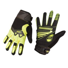 Guantes motocicleta BMD textil completo MS-2018-03 L amarillo