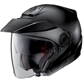 Casco para motociclista N40-5 Classic N-Com 010 negro mate