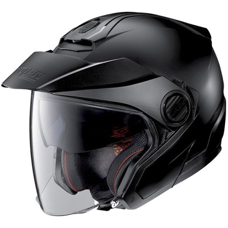 Casco para motociclista N40-5 Classic N-Com 010 negro mate