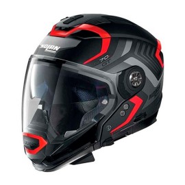 Casco para motociclista N70-2 GT Spinnaker N-com 43 negro