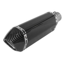 Escape deportivo para motocicleta universal tipo fibra de