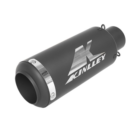 Escape para motocicleta universal Negro mate de 38 a 51MM F