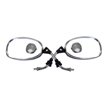 Espejos para motocicleta universales con MP3 10mm Roda