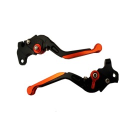 Manija de freno/clutch FZ16 naranja CNC
