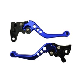 Manija freno/clutch FZ16 azul CNC