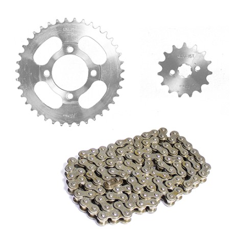 Kit de traccion C90 STR 39Dientes 15 Dientes 420x112L Kinlley