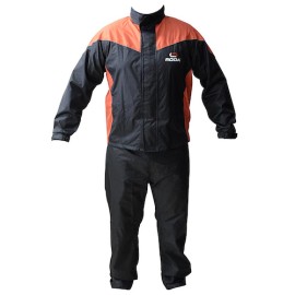 Impermeable Roda negro/naranja set (2pz) Talla G