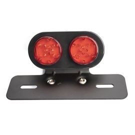 Calavera de dos reflectores con soporte negro 25pcs 12V 1.