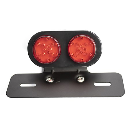Calavera de dos reflectores con soporte negro 25pcs 12V 1.