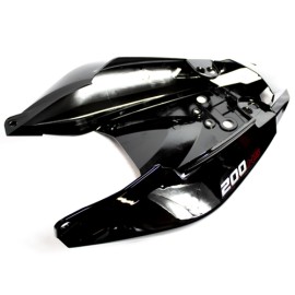 Cubierta trasera para motocicleta Bajaj Pulsar 200NS negra