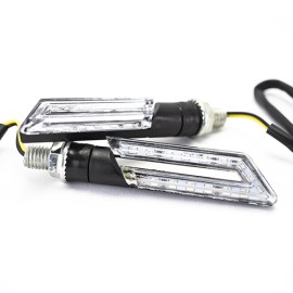 Direccionales juego para motocicleta led rectangular Kinlley