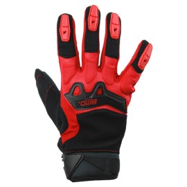Guantes motocicleta BMD textil completo MS-2018-03 L rojo