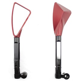 Espejos para motocicleta universales motonetas rojo ZX2715