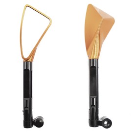 Espejos para motocicleta universales motonetas Oro ZX2715