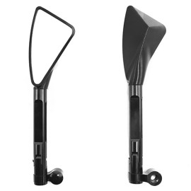 Espejos para motocicleta universales motonetas negro ZX2715