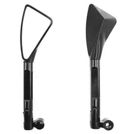 Espejos para motocicleta universales motonetas negro ZX2715