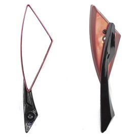 Espejos para motocicleta universales K180 rojo Triangle 10mm