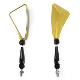 Espejos para motocicleta universales K137 Oro 10mm Kinlley