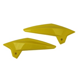 Cubiertas laterales de faro para motocicleta amarillo para