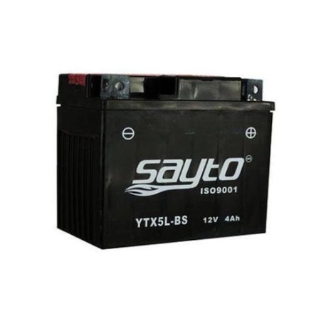 Bateria para motocicleta YTX5L-BS con acido Sayto