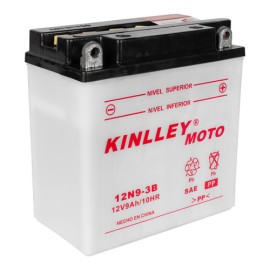 Bateria para motocicleta 12N9-3B sin acido Kinlley