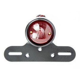 Calavera con soporte para motocicleta universal negro bulb 2020