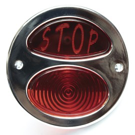 Calavera de stop con base cromada bulb modelo 2032 Kinlley