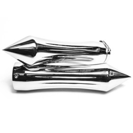 Puños para motocicleta universal 1 pulgada de aluminio cono