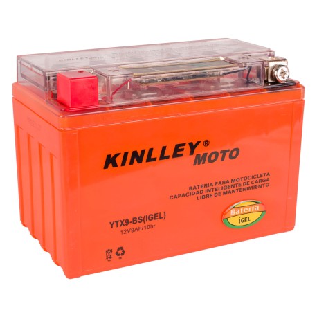 Bateria para motocicleta YTX9-BS de gel Kinlley