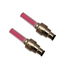 Tapon de valvula para motocicleta con luz led rojo Juego