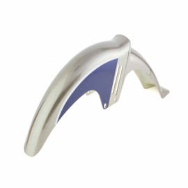 Salpicadera delantera para motocicleta FT150 plata/azul
