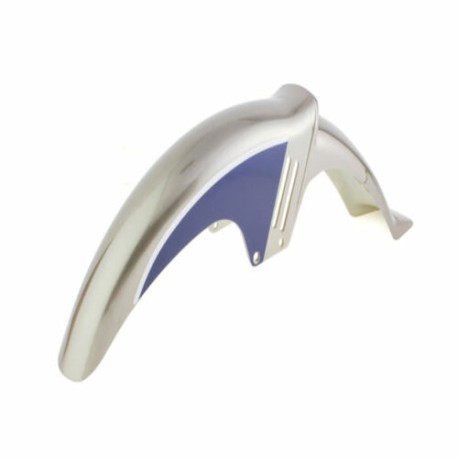 Salpicadera delantera para motocicleta FT150 plata/azul
