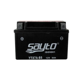 Bateria para motocicleta YTX7A-BS con acido Sayto