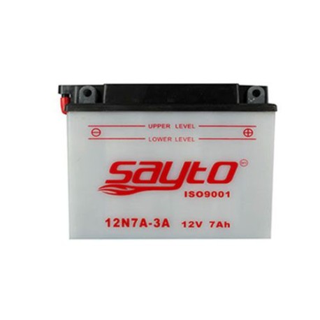 Bateria para motocicleta 12N7A-3A con acido Sayto