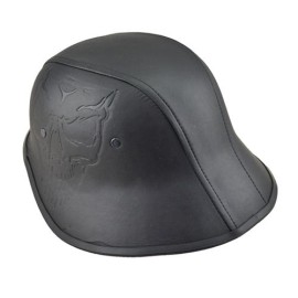 Casco para motocicleta tipo Nazi calavera L