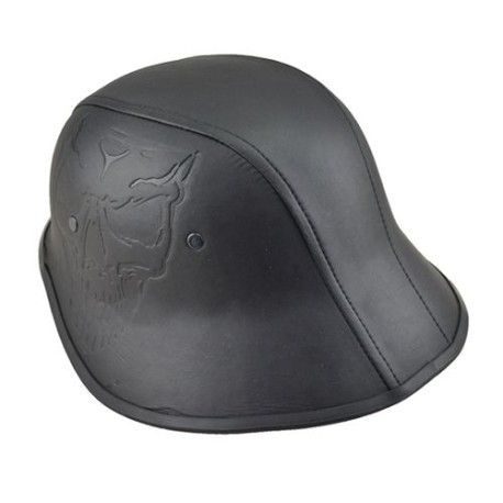Casco para motocicleta tipo Nazi calavera L