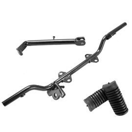 Barra de posapie delantera completa para motocicleta FT125