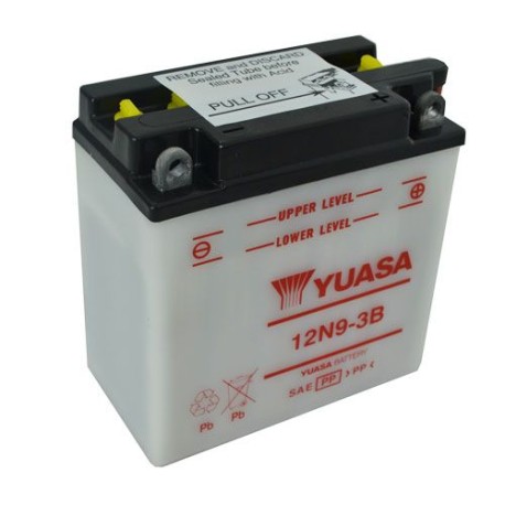 Bateria para motocicleta 12N9-3B sin acido Yuasa