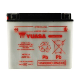 Bateria para motocicleta YB18L-A sin acido Yuasa