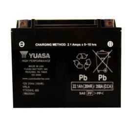 Bateria para motocicleta YTX24HL-BS con acido Yuasa