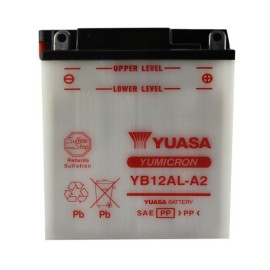 Bateria para motocicleta YB12AL-A2 sin acido Yuasa