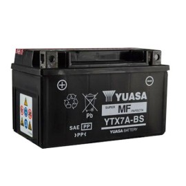 Bateria para motocicleta YTX7A-BS con acido Yuasa