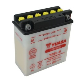Bateria para motocicleta YB5L-B Indonesia sin acido Yuasa
