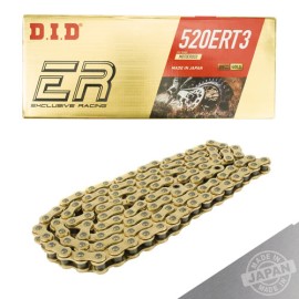 Cadena para motocicleta 520 ERT3 X 116 DID dorada Especial