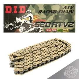 Cadena para motocicleta 520ATV2 X 104 DID X-ring Dorada