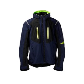 Chamarra Softshell azul Hebotech M