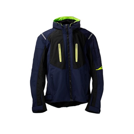 Chamarra Softshell azul Hebotech L