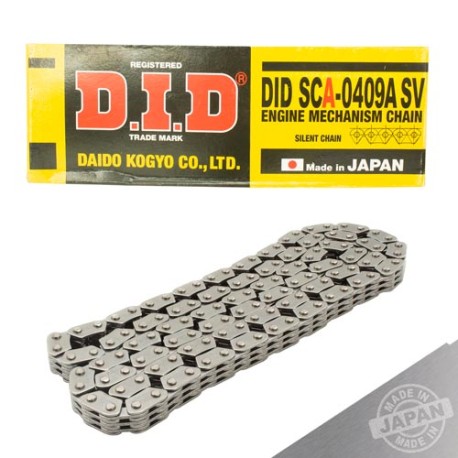 Cadena para motocicleta DID SCA 0409A SV x 136 LE (DL650