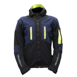 Chamarra para motociclista SM-Luzern Blue Softshell Hebotech